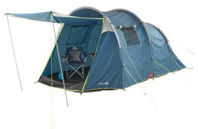 Trespass 4 Man Tent with Carpet.